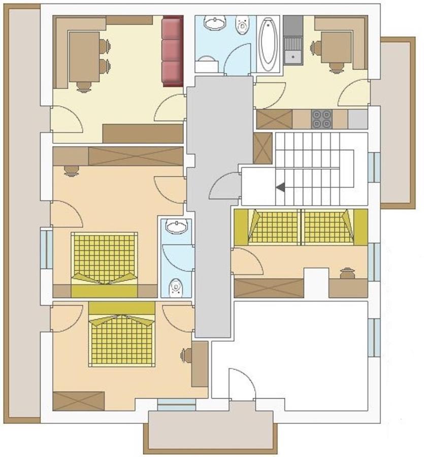 Cesa Gravina Suaut Apartman Ortisei Kültér fotó